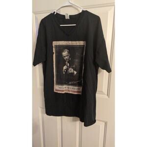 Vintage Frank Sinatra I Did It My Way Black V Neck Tshirt, XL, Rat Pack, Graphic